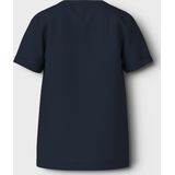 Regular Fit - T-shirt - Blauw - Jersey - Korte Mouwen