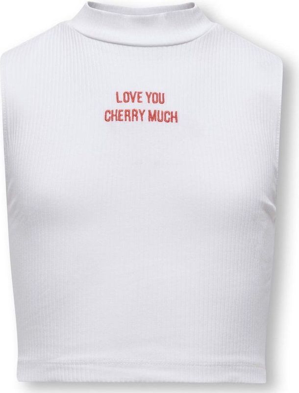 KIDS ONLY GIRL - Mouwloze Top - Katoen - Regular Pasvorm