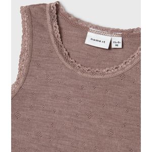 Merino Wol - Tanktop - Mouwloos - Ronde Hals - Regular Fit