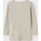 Top - Ronde Hals - Lange Mouwen - Wol - Regular Fit