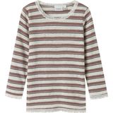 Needle Drop - Top - Print - Ronde Hals - Lange Mouwen - Kantdetail