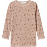 Needle Drop - T-shirt - Print - Ronde Hals - Lange Mouwen - 100% Merinowol