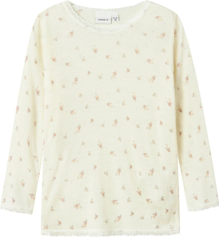 Needle Drop - Top - Zwart - 100% Wol - Ronde Hals