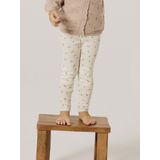 Needle Drop - Legging - Print - Kantdetail - Elastische Taille - Patches op de Knieën