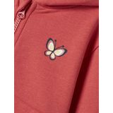 NAME IT Meisjes Nmfvalonny Ls Nreg SWE Card Wh Unb, Spiced Coral, 92