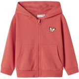 NAME IT Meisjes Nmfvalonny Ls Nreg SWE Card Wh Unb, Spiced Coral, 92