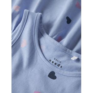 Name It - NmfVigga - Jurk - Serenity/Hearts - Katoen