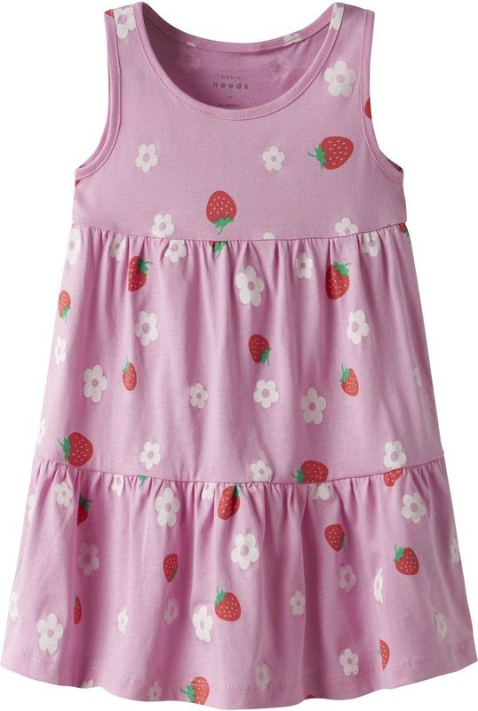 Name It - NmfVigga - Jurk - Roze Glazuur/Strawberry