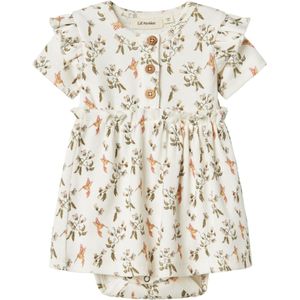 Romper - Jurk - Jersey - All-over Print - Korte Mouwen