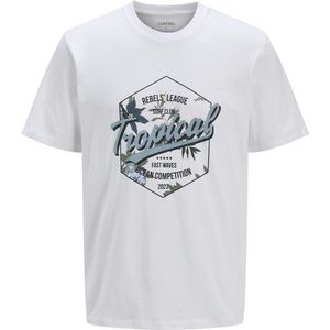 JJ REBEL - T-shirt - Katoen - Regular Fit - Korte Mouwen - Ronde Hals
