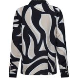 Jacqueline de Yong - Jdycelina - Blouse - Zwart - Lange Mouwen - Dessin