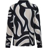 Jacqueline de Yong - Jdycelina - Blouse - Zwart - Lange Mouwen - Dessin