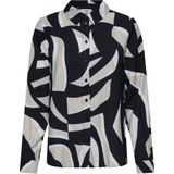 Jacqueline de Yong - Jdycelina - Blouse - Zwart - Lange Mouwen - Dessin