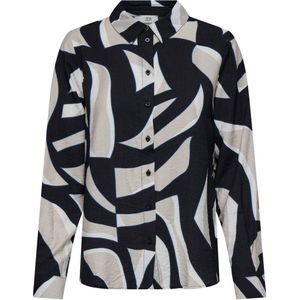 Jacqueline de Yong - Jdycelina - Blouse - Zwart - Lange Mouwen - Dessin