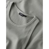 Lmtd Nlfhinaja Sl Long Solid Tank Dress Noos voor dames, shadow, 152