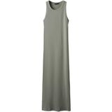 Lmtd Nlfhinaja Sl Long Solid Tank Dress Noos voor dames, shadow, 152