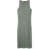 Lmtd Nlfhinaja Sl Long Solid Tank Dress Noos voor dames, shadow, 152