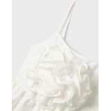 Tops - Geweven Top - Mouwloos - U-hals - Ruches