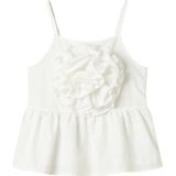 Tops - Geweven Top - Mouwloos - U-hals - Ruches