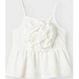 Tops - Geweven Top - Mouwloos - U-hals - Ruches