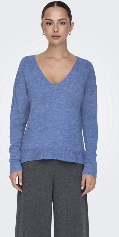 JDY - Jdyelanora - Gebreide Trui - Ebb en Flow - V-hals - Lange Mouwen