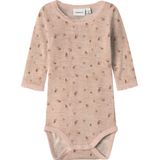 Merino Wol Romper - Body - Lange Mouwen - Drukknoopsluiting - Unieke Patronen