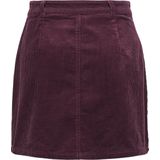 Vila - Rok Viellette Hw Midi Skirt - Fig - 100% Polyester