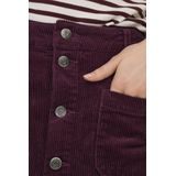 Vila - Rok Viellette Hw Midi Skirt - Fig - 100% Polyester