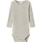 Body - Wit - Wol - Lange Mouwen