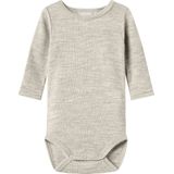 Body - Wit - Wol - Lange Mouwen