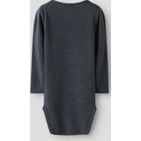 Body - Wol - Ronde Hals - Lange Mouwen - Drukknoopsluiting