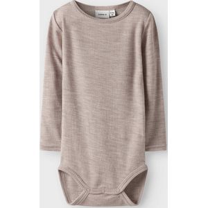 Romper - Wol - Ronde Hals - Lange Mouwen - Drukknoopsluiting