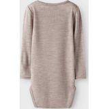 Romper - Wol - Ronde Hals - Lange Mouwen - Drukknoopsluiting