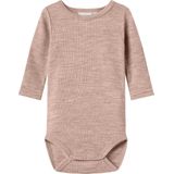 Romper - Wol - Ronde Hals - Lange Mouwen - Drukknoopsluiting