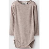 Romper - Wol - Ronde Hals - Lange Mouwen - Drukknoopsluiting