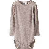 Romper - Wol - Ronde Hals - Lange Mouwen - Drukknoopsluiting