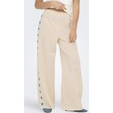 Only - ONLSTAR WIDE PANT SWT - Broek - Ecru - Sweatstof