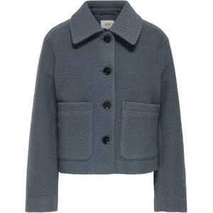 JDY - Jas - Gespreide Kraag - Lange Mouwen - Knoopsluiting - Voorzakken