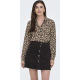 Jacqueline de Yong - Jdybrooke Shirt Wvn Noos - Blouse - Pumice Stone/Leo