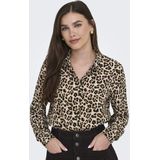 Jacqueline de Yong - Jdybrooke Shirt Wvn Noos - Blouse - Pumice Stone/Leo