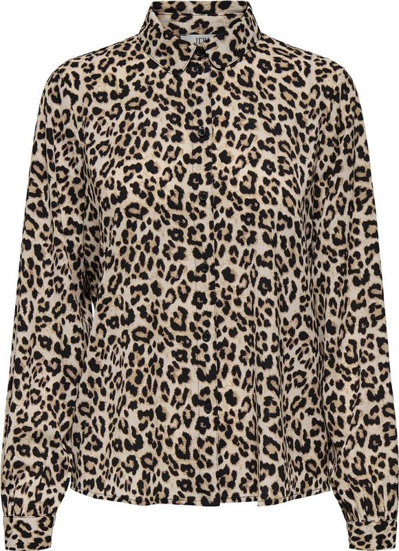 Jacqueline de Yong - Jdybrooke Shirt Wvn Noos - Blouse - Pumice Stone/Leo