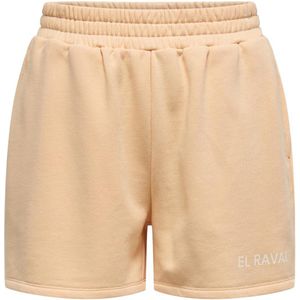 ONLY - Korte Broek - Licht Oranjegeel - Katoen