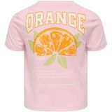 Only - KOGannbel - T-shirt - Roze - Korte Mouwen