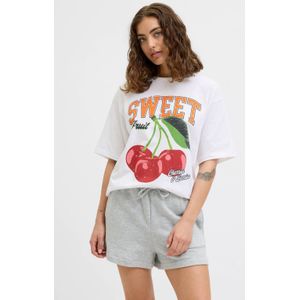 JJXX - T-shirt - Wit - 100% Katoen - Korte Mouwen