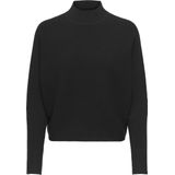 Jacqueline de Yong - Jdyprime Life Hn Bat. Pull. Knt - Trui - Zwart