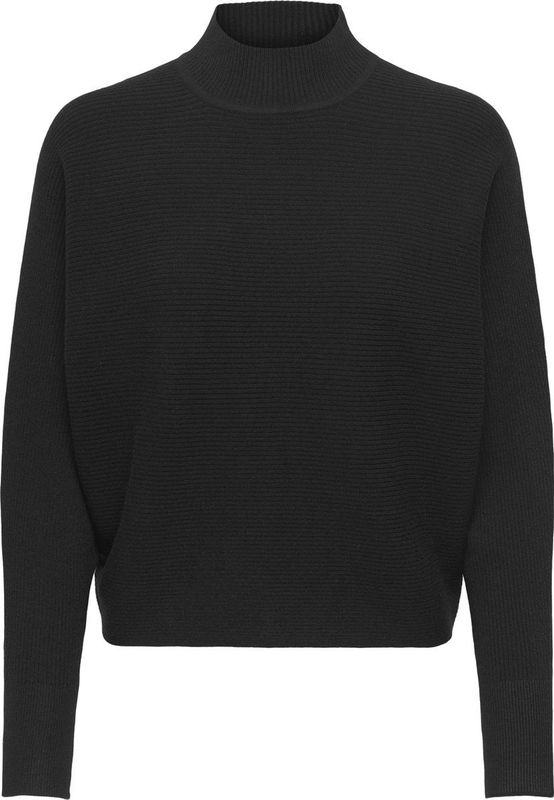 Jacqueline de Yong - Jdyprime Life Hn Bat. Pull. Knt - Trui - Zwart
