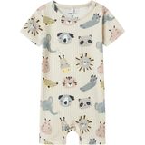 NAME IT Overall 'NBNOSUMMER'  crème / geel / grijs / rosa