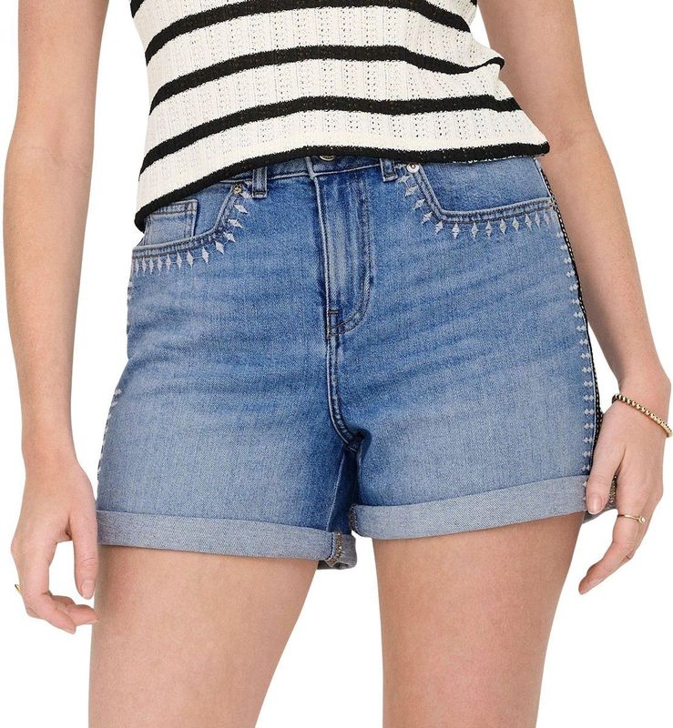 Only - ONLJOSEPHINE - Korte Broek - Light Blue Denim - 5-Pocketstijl