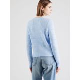 Only - Onlkatia Ls Cable V-neck Cardi - Kentucky Blue/W. Melange - Vest