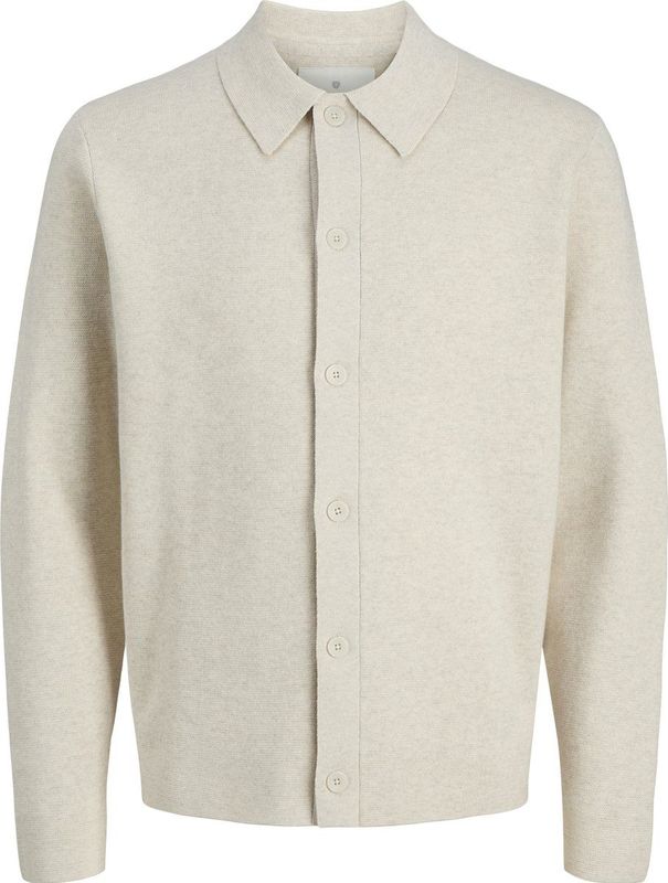 Jack & Jones - Milano - Gebreid Vest - Polo Hals - Lange Mouwen - Relaxte Pasvorm